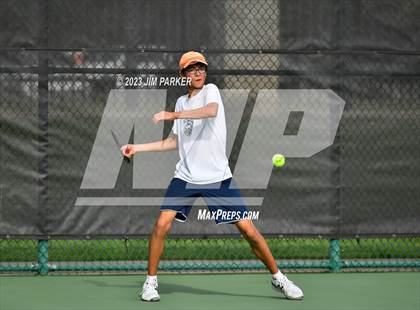 Thumbnail 2 in Centennial vs Liberal Arts & Science Academy - Austin (UIL 5A Team Tennis Final) photogallery.