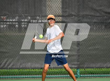 Thumbnail 2 in Centennial vs Liberal Arts & Science Academy - Austin (UIL 5A Team Tennis Final) photogallery.