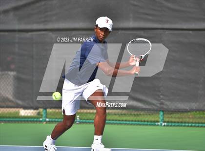 Thumbnail 1 in Centennial vs Liberal Arts & Science Academy - Austin (UIL 5A Team Tennis Final) photogallery.