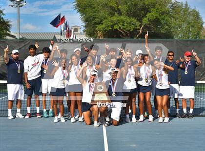 Thumbnail 1 in Centennial vs Liberal Arts & Science Academy - Austin (UIL 5A Team Tennis Final) photogallery.