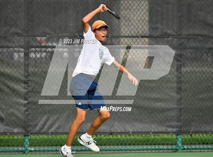 Thumbnail 1 in Centennial vs Liberal Arts & Science Academy - Austin (UIL 5A Team Tennis Final) photogallery.