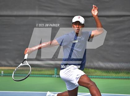 Thumbnail 3 in Centennial vs Liberal Arts & Science Academy - Austin (UIL 5A Team Tennis Final) photogallery.