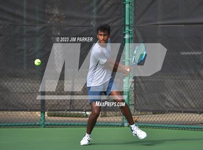 Thumbnail 2 in Centennial vs Liberal Arts & Science Academy - Austin (UIL 5A Team Tennis Final) photogallery.