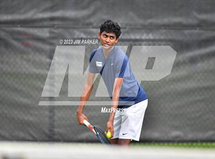 Thumbnail 2 in Centennial vs Liberal Arts & Science Academy - Austin (UIL 5A Team Tennis Final) photogallery.