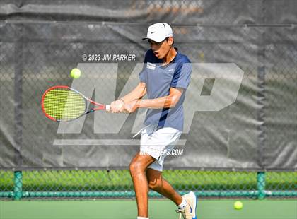 Thumbnail 2 in Centennial vs Liberal Arts & Science Academy - Austin (UIL 5A Team Tennis Final) photogallery.