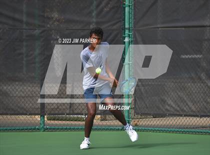 Thumbnail 3 in Centennial vs Liberal Arts & Science Academy - Austin (UIL 5A Team Tennis Final) photogallery.