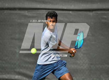 Thumbnail 1 in Centennial vs Liberal Arts & Science Academy - Austin (UIL 5A Team Tennis Final) photogallery.