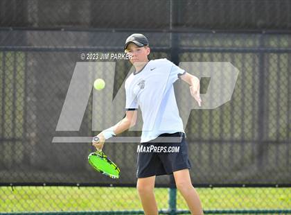 Thumbnail 2 in Centennial vs Liberal Arts & Science Academy - Austin (UIL 5A Team Tennis Final) photogallery.