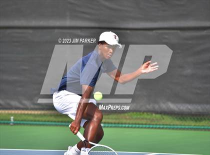 Thumbnail 1 in Centennial vs Liberal Arts & Science Academy - Austin (UIL 5A Team Tennis Final) photogallery.