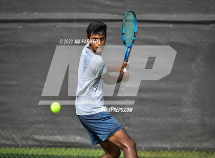 Thumbnail 1 in Centennial vs Liberal Arts & Science Academy - Austin (UIL 5A Team Tennis Final) photogallery.