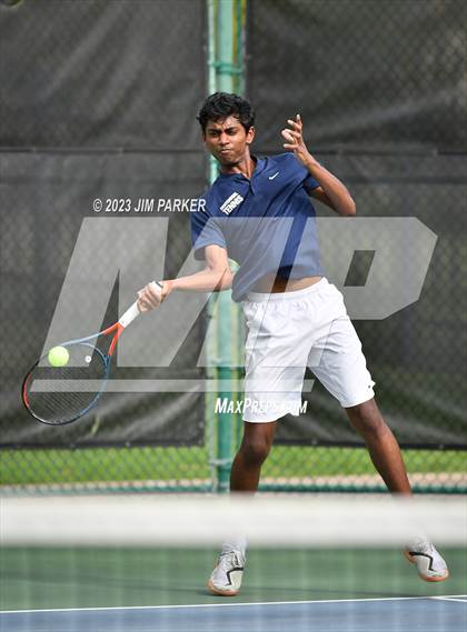Thumbnail 3 in Centennial vs Liberal Arts & Science Academy - Austin (UIL 5A Team Tennis Final) photogallery.