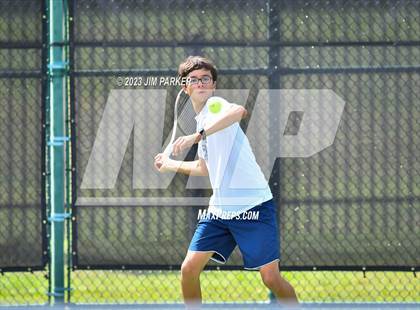Thumbnail 2 in Centennial vs Liberal Arts & Science Academy - Austin (UIL 5A Team Tennis Final) photogallery.