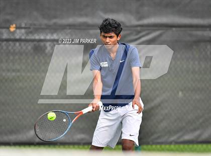 Thumbnail 1 in Centennial vs Liberal Arts & Science Academy - Austin (UIL 5A Team Tennis Final) photogallery.