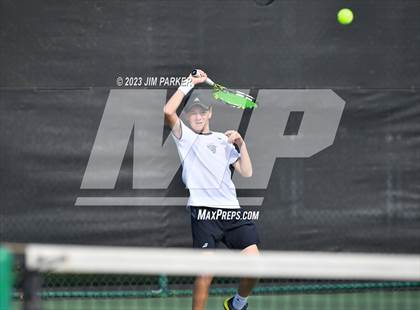 Thumbnail 3 in Centennial vs Liberal Arts & Science Academy - Austin (UIL 5A Team Tennis Final) photogallery.