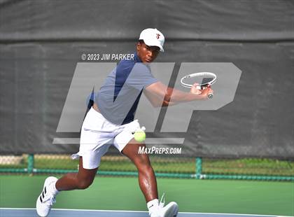 Thumbnail 2 in Centennial vs Liberal Arts & Science Academy - Austin (UIL 5A Team Tennis Final) photogallery.