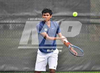 Thumbnail 2 in Centennial vs Liberal Arts & Science Academy - Austin (UIL 5A Team Tennis Final) photogallery.