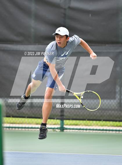 Thumbnail 2 in Centennial vs Liberal Arts & Science Academy - Austin (UIL 5A Team Tennis Final) photogallery.