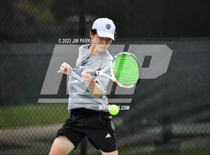 Thumbnail 3 in Centennial vs Liberal Arts & Science Academy - Austin (UIL 5A Team Tennis Final) photogallery.
