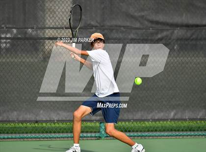 Thumbnail 1 in Centennial vs Liberal Arts & Science Academy - Austin (UIL 5A Team Tennis Final) photogallery.