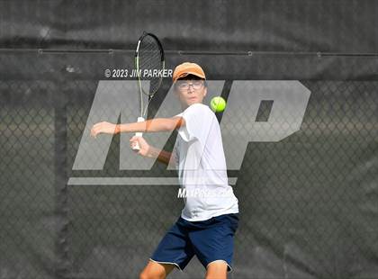 Thumbnail 1 in Centennial vs Liberal Arts & Science Academy - Austin (UIL 5A Team Tennis Final) photogallery.