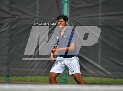 Thumbnail 2 in Centennial vs Liberal Arts & Science Academy - Austin (UIL 5A Team Tennis Final) photogallery.