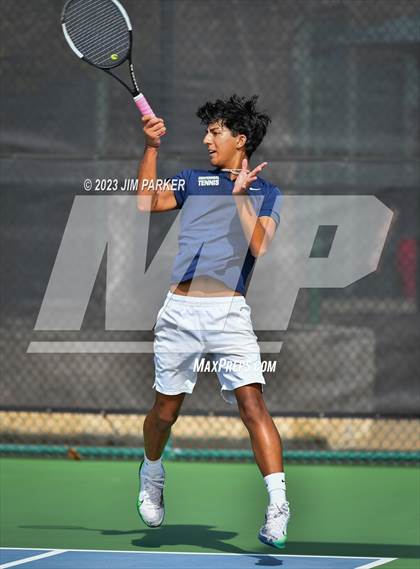 Thumbnail 1 in Centennial vs Liberal Arts & Science Academy - Austin (UIL 5A Team Tennis Final) photogallery.