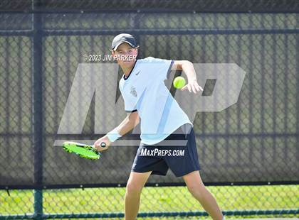 Thumbnail 2 in Centennial vs Liberal Arts & Science Academy - Austin (UIL 5A Team Tennis Final) photogallery.