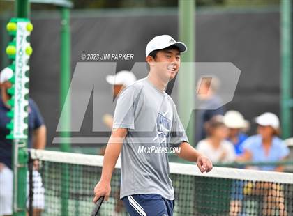 Thumbnail 2 in Centennial vs Liberal Arts & Science Academy - Austin (UIL 5A Team Tennis Final) photogallery.
