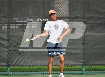 Thumbnail 3 in Centennial vs Liberal Arts & Science Academy - Austin (UIL 5A Team Tennis Final) photogallery.