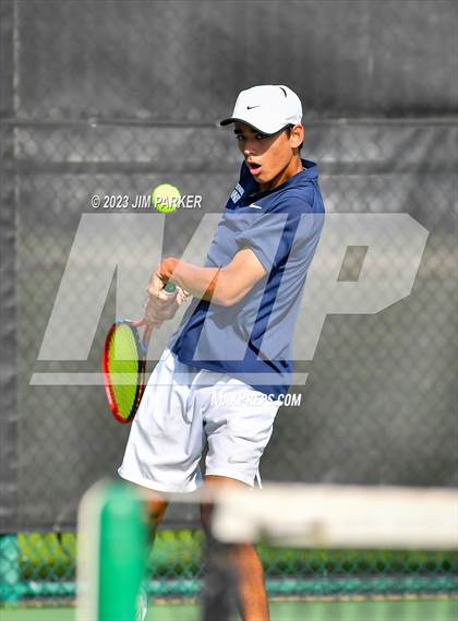 Thumbnail 3 in Centennial vs Liberal Arts & Science Academy - Austin (UIL 5A Team Tennis Final) photogallery.