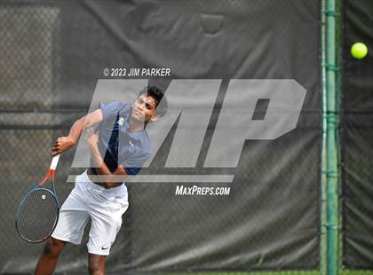 Thumbnail 1 in Centennial vs Liberal Arts & Science Academy - Austin (UIL 5A Team Tennis Final) photogallery.