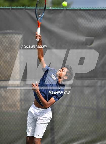 Thumbnail 2 in Centennial vs Liberal Arts & Science Academy - Austin (UIL 5A Team Tennis Final) photogallery.