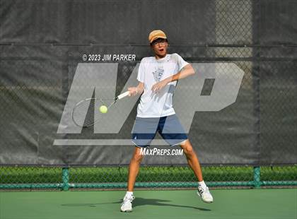 Thumbnail 3 in Centennial vs Liberal Arts & Science Academy - Austin (UIL 5A Team Tennis Final) photogallery.