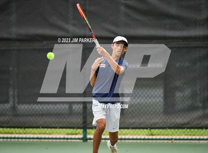 Thumbnail 3 in Centennial vs Liberal Arts & Science Academy - Austin (UIL 5A Team Tennis Final) photogallery.