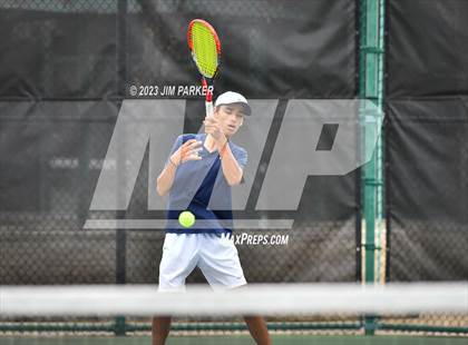 Thumbnail 3 in Centennial vs Liberal Arts & Science Academy - Austin (UIL 5A Team Tennis Final) photogallery.