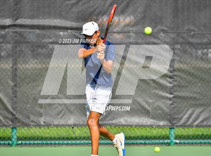 Thumbnail 3 in Centennial vs Liberal Arts & Science Academy - Austin (UIL 5A Team Tennis Final) photogallery.