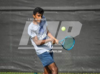 Thumbnail 2 in Centennial vs Liberal Arts & Science Academy - Austin (UIL 5A Team Tennis Final) photogallery.
