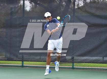 Thumbnail 2 in Centennial vs Liberal Arts & Science Academy - Austin (UIL 5A Team Tennis Final) photogallery.