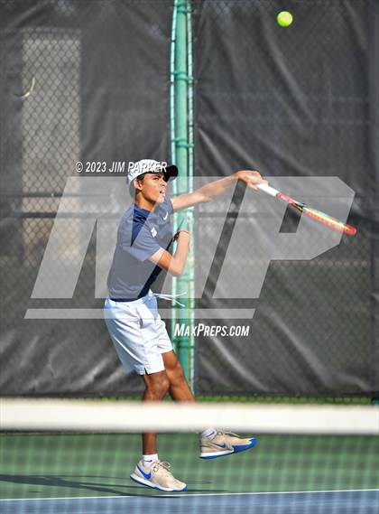 Thumbnail 2 in Centennial vs Liberal Arts & Science Academy - Austin (UIL 5A Team Tennis Final) photogallery.