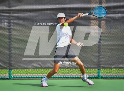 Thumbnail 3 in Centennial vs Liberal Arts & Science Academy - Austin (UIL 5A Team Tennis Final) photogallery.