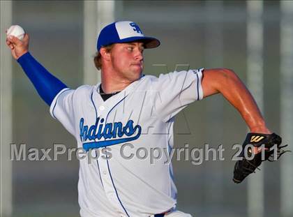 Thumbnail 2 in Sacred Heart Halletsville vs The Woodlands Christian Academy photogallery.