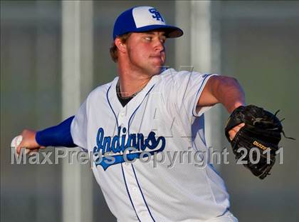 Thumbnail 1 in Sacred Heart Halletsville vs The Woodlands Christian Academy photogallery.