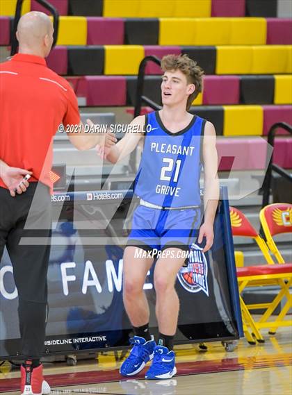 Thumbnail 2 in Pleasant Grove vs. Chaparral (Hoophall West Tournament) photogallery.