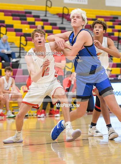 Thumbnail 2 in Pleasant Grove vs. Chaparral (Hoophall West Tournament) photogallery.