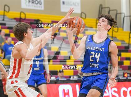 Thumbnail 1 in Pleasant Grove vs. Chaparral (Hoophall West Tournament) photogallery.