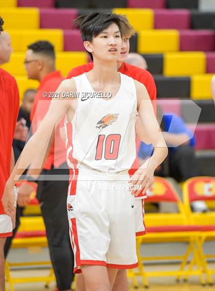 Thumbnail 1 in Pleasant Grove vs. Chaparral (Hoophall West Tournament) photogallery.