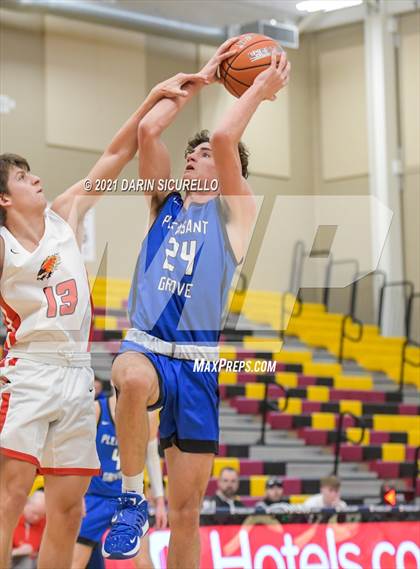 Thumbnail 2 in Pleasant Grove vs. Chaparral (Hoophall West Tournament) photogallery.