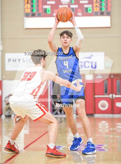 Thumbnail 2 in Pleasant Grove vs. Chaparral (Hoophall West Tournament) photogallery.