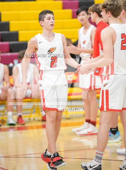 Thumbnail 1 in Pleasant Grove vs. Chaparral (Hoophall West Tournament) photogallery.