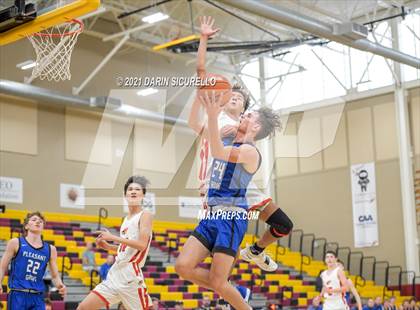 Thumbnail 1 in Pleasant Grove vs. Chaparral (Hoophall West Tournament) photogallery.